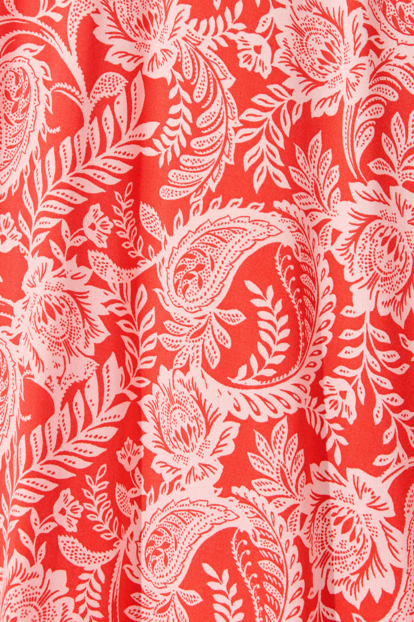 Mariah Petite Pant in Red Paisley