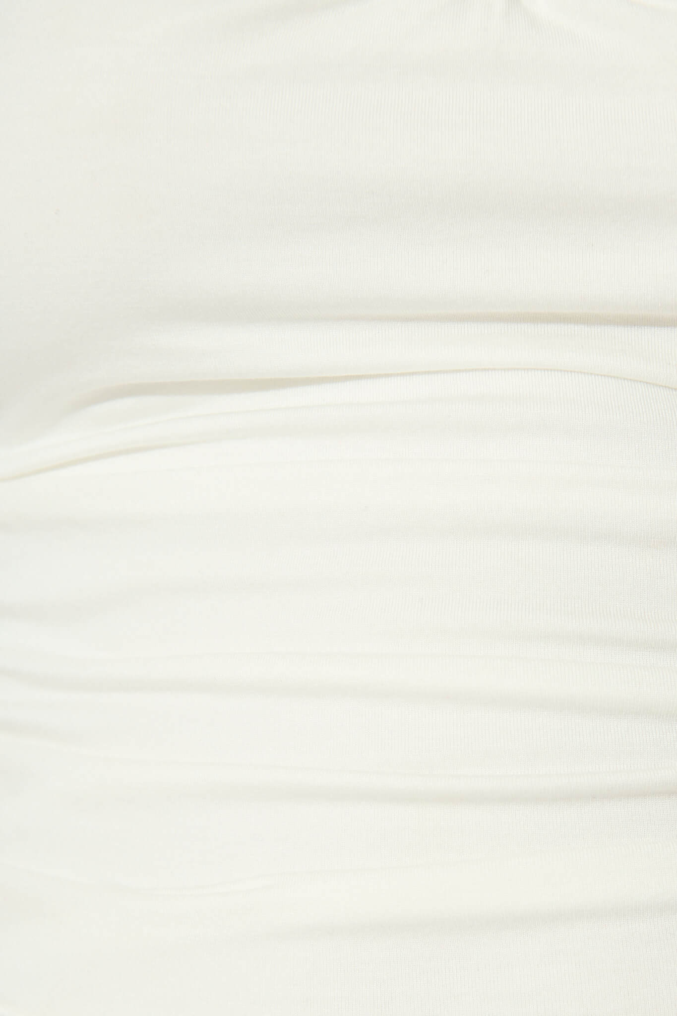 Solo Bandeau Top In White Jersey