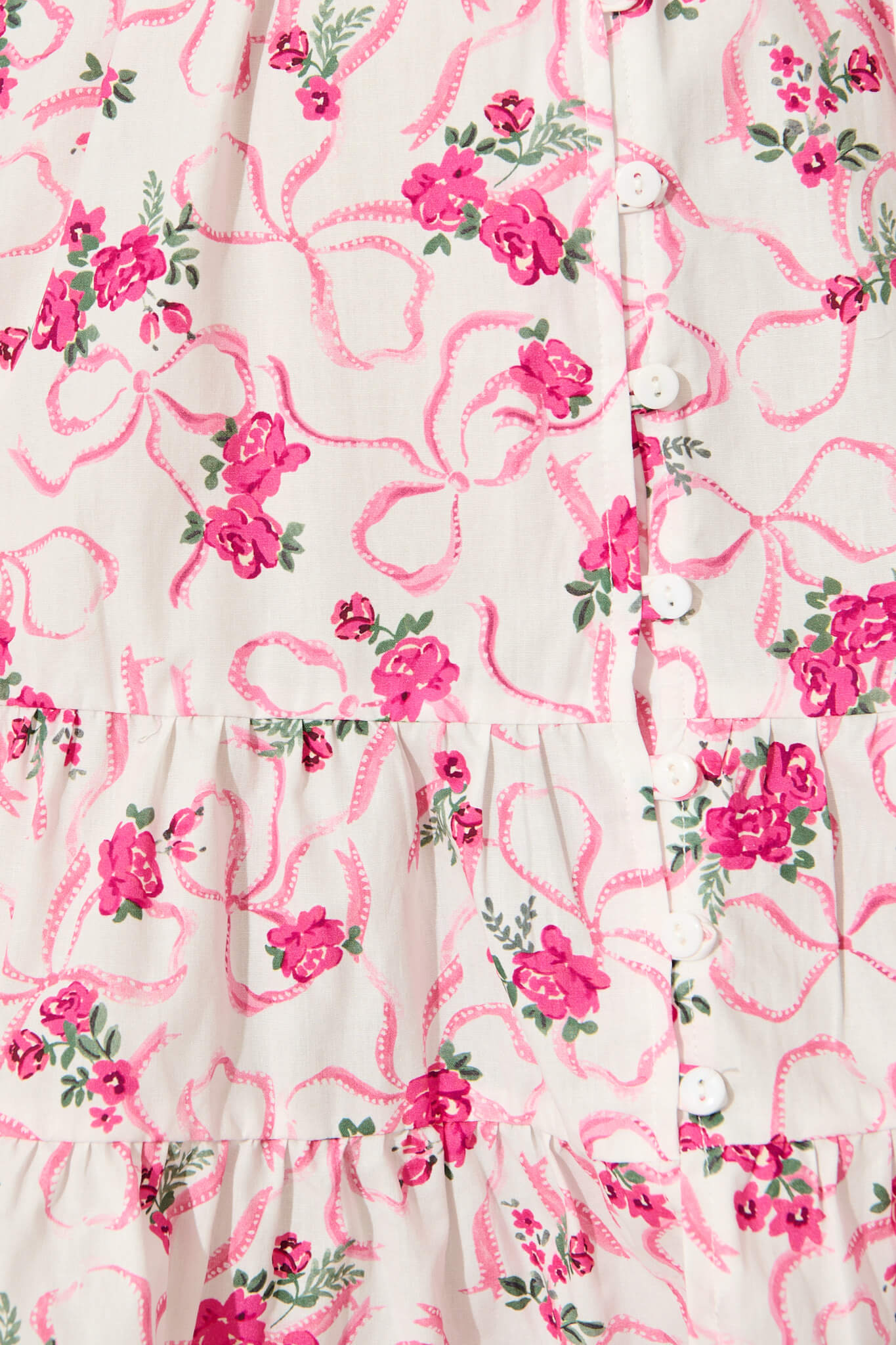 Alita Dress in Pink Floral Print Cotton