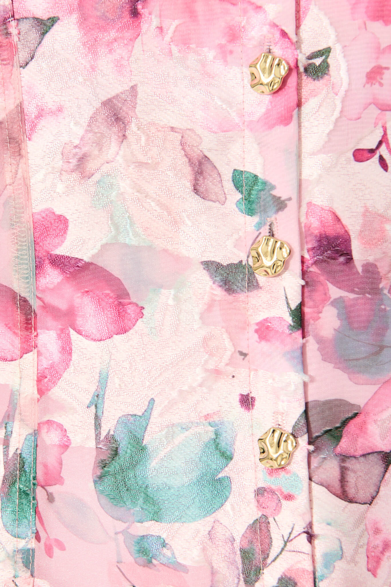 Good love Shirt in Multi Pink Floral Organza