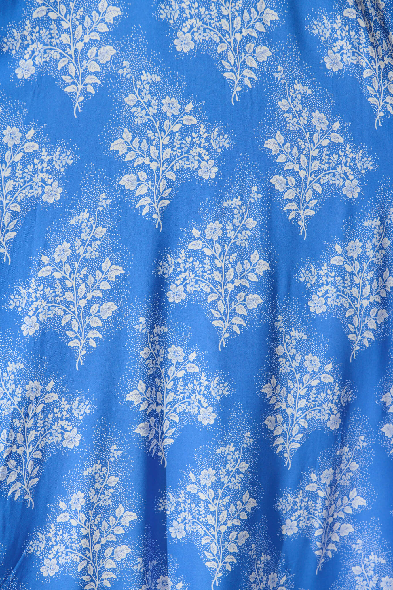 Willa Maxi Sundress In Blue with White Floral