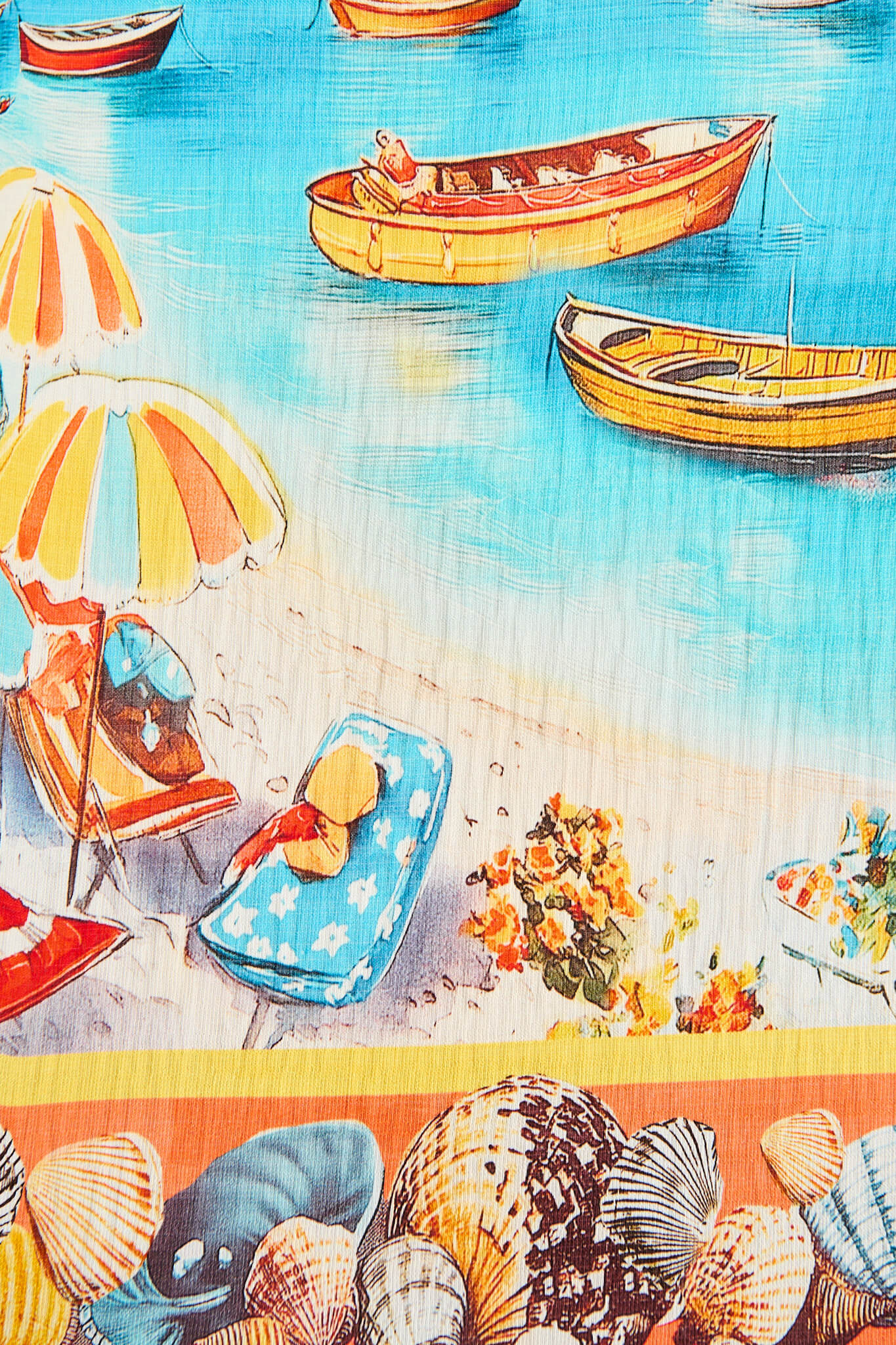 Negroni Cami Top In Multi Italian Riviera Print