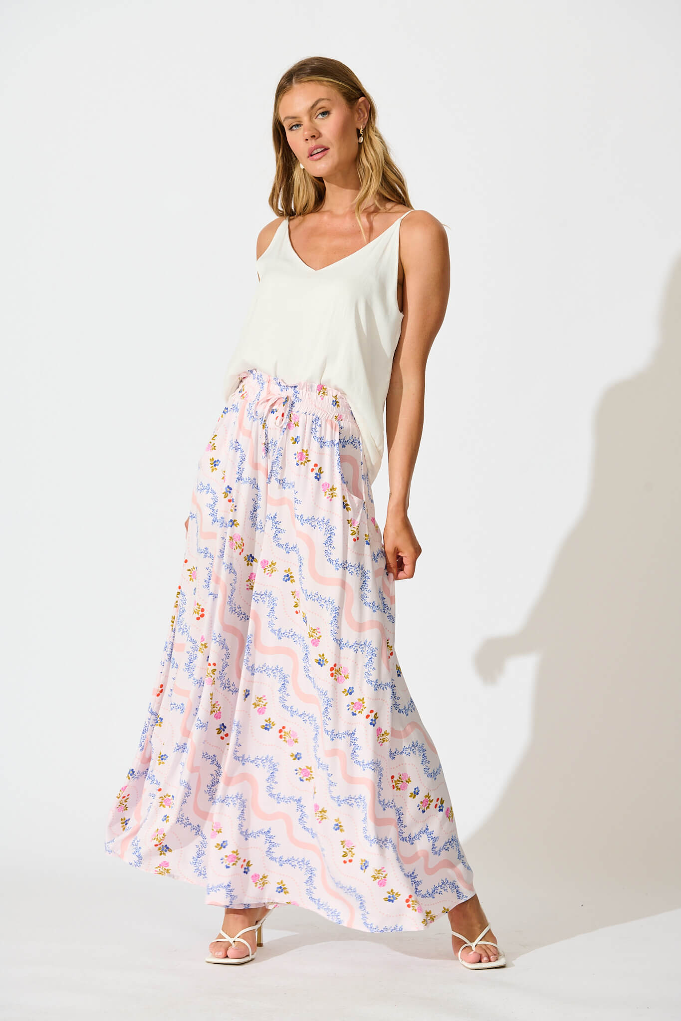 Mariah Pant in Pink Multi Floral