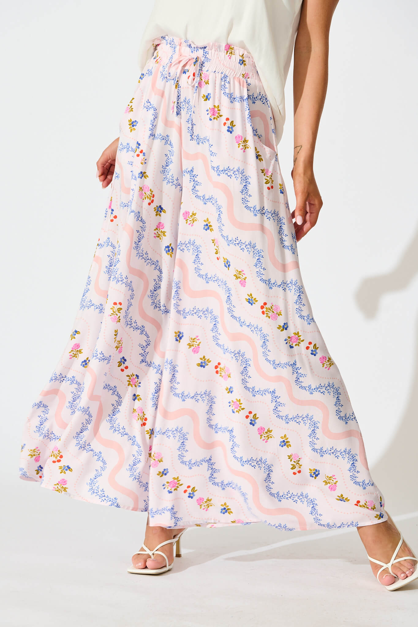 Mariah Pant in Pink Multi Floral