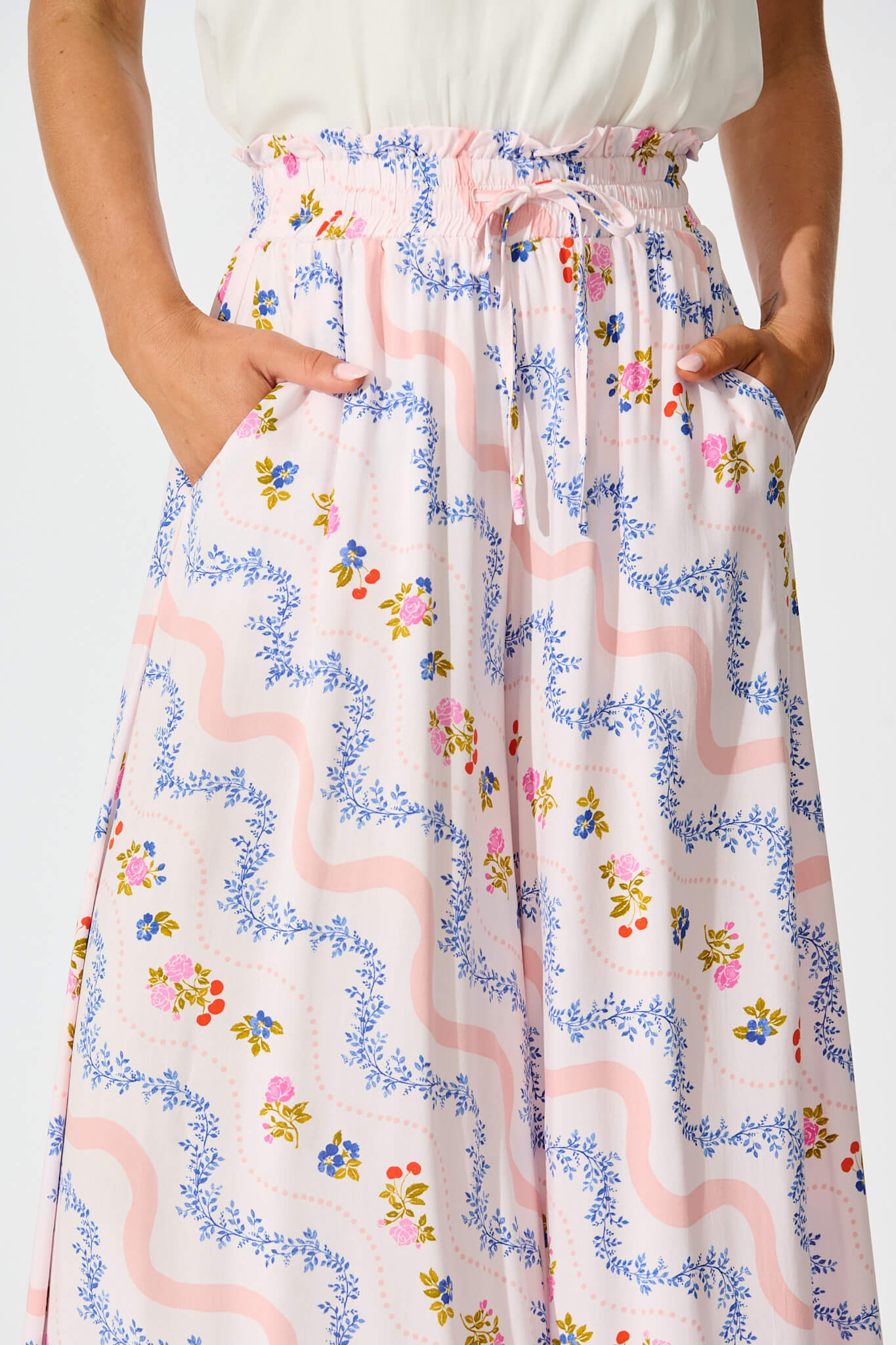 Mariah Pant in Pink Multi Floral