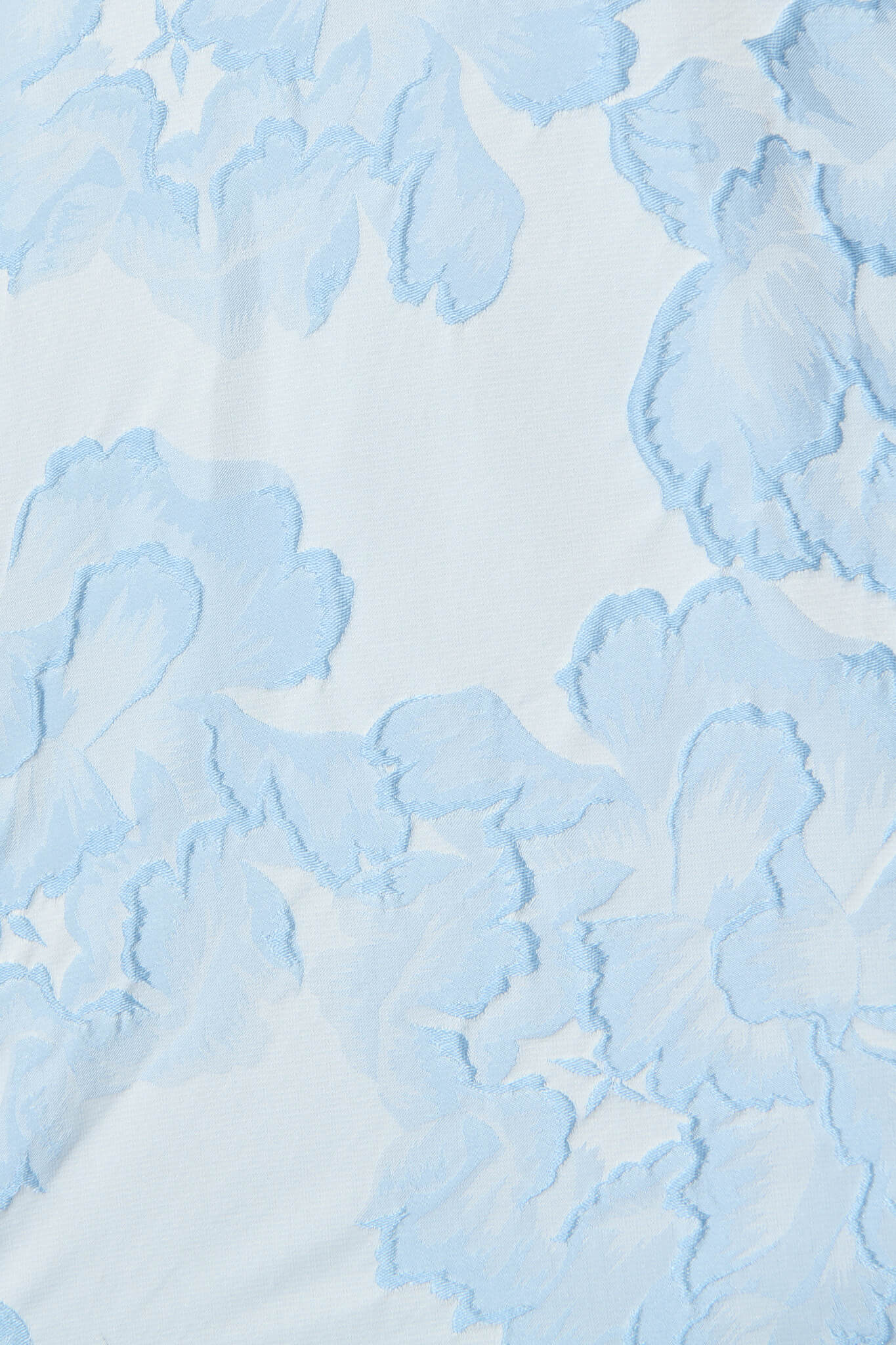 Fione Shirt Dress in Pale Blue Floral Jacquard