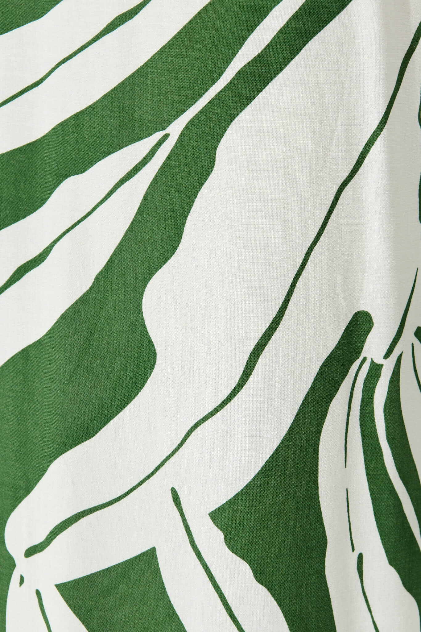 Romeo Pant In Green with White Leaf