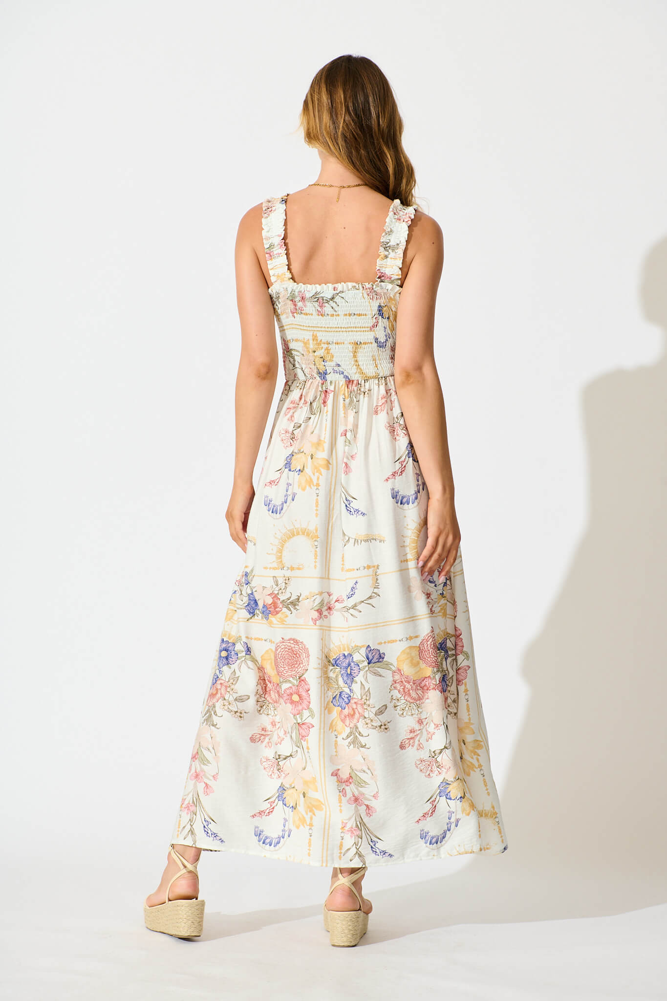 Evanston Maxi Dress in Vintage Floral Print