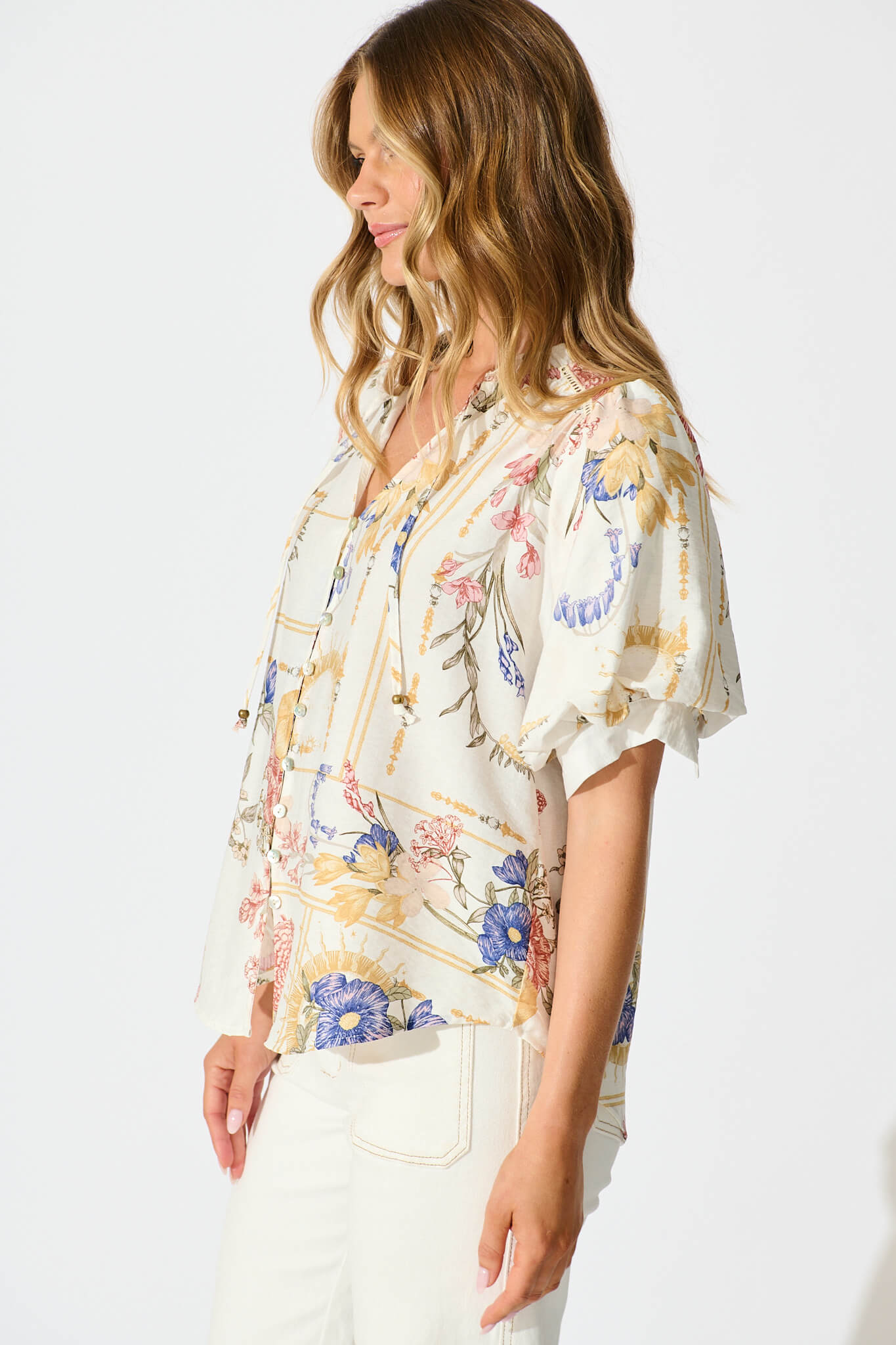 Jupiter Shirt in Vintage Floral Print