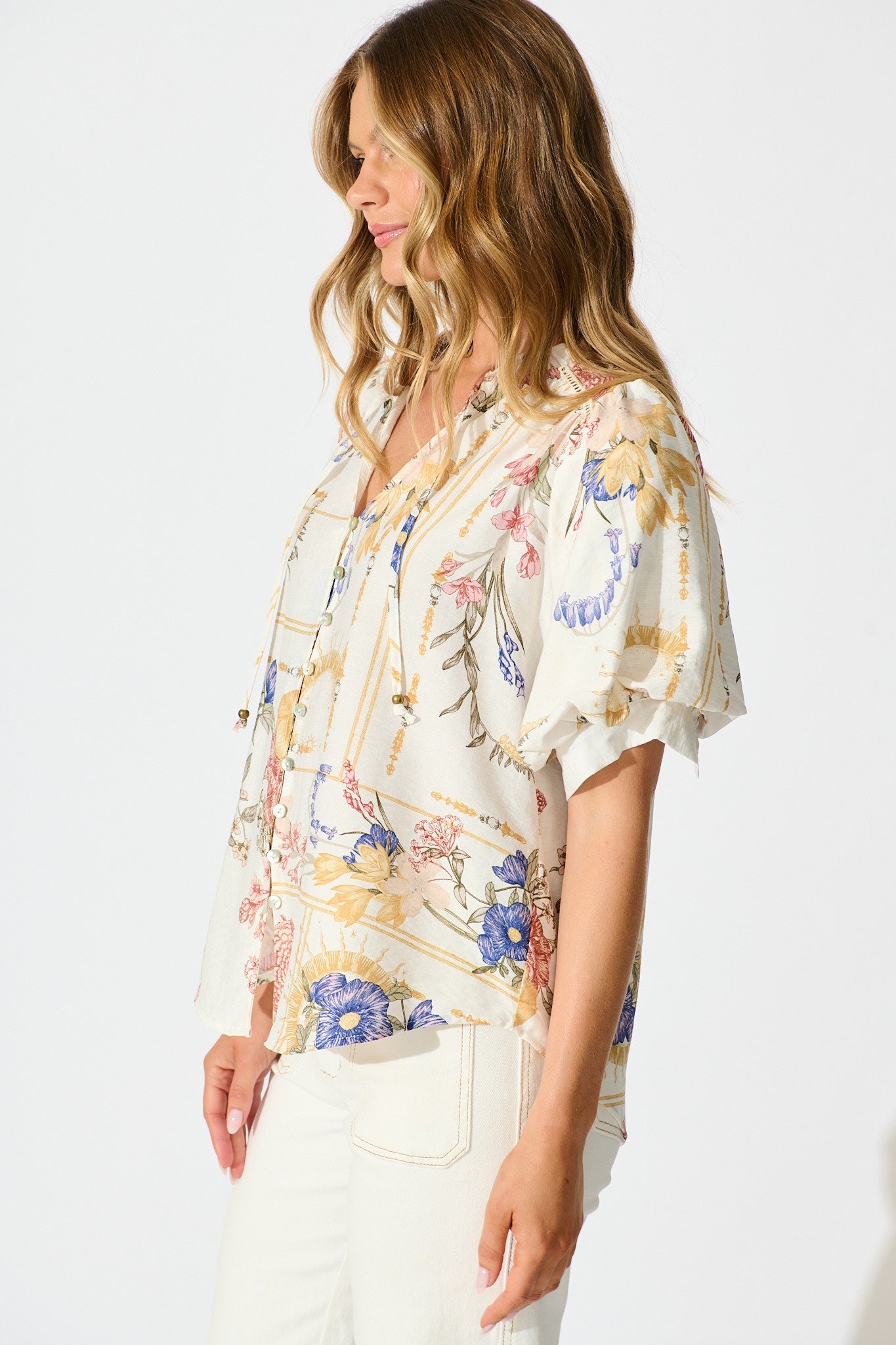 Jupiter Shirt in Vintage Floral Print