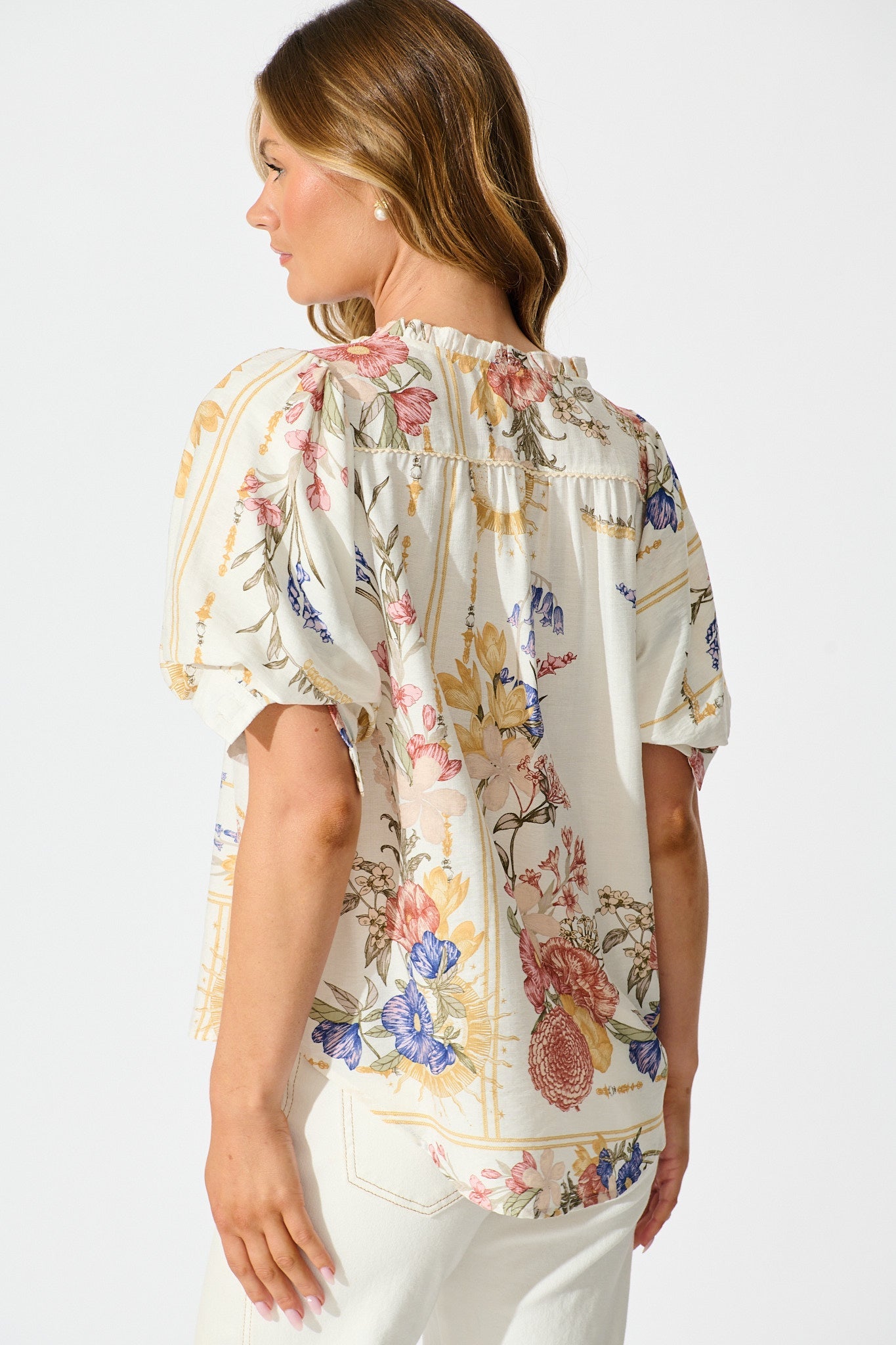 Jupiter Shirt in Vintage Floral Print