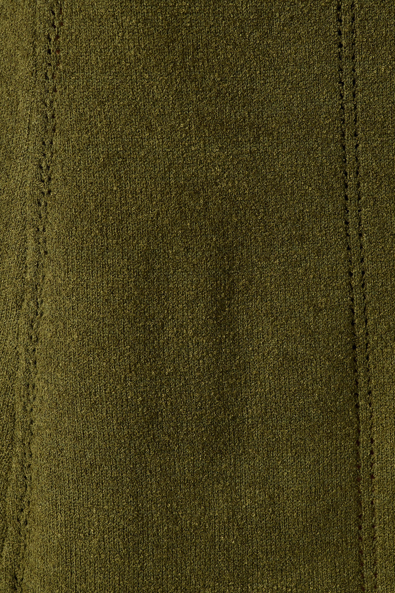 Gertie Midi Knit Dress In Khaki