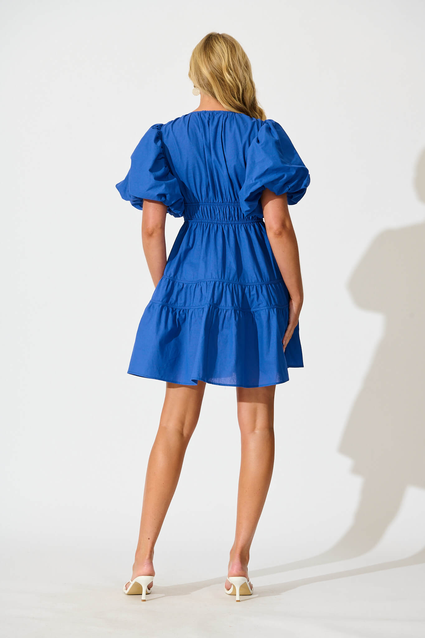 Amarusso Dress in Cobalt Blue Cotton