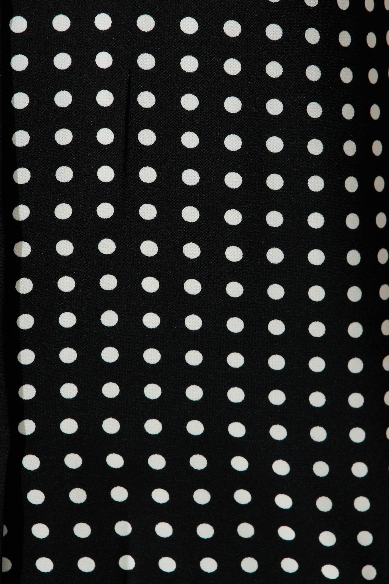 Erin Top in Black with White Polka Dot
