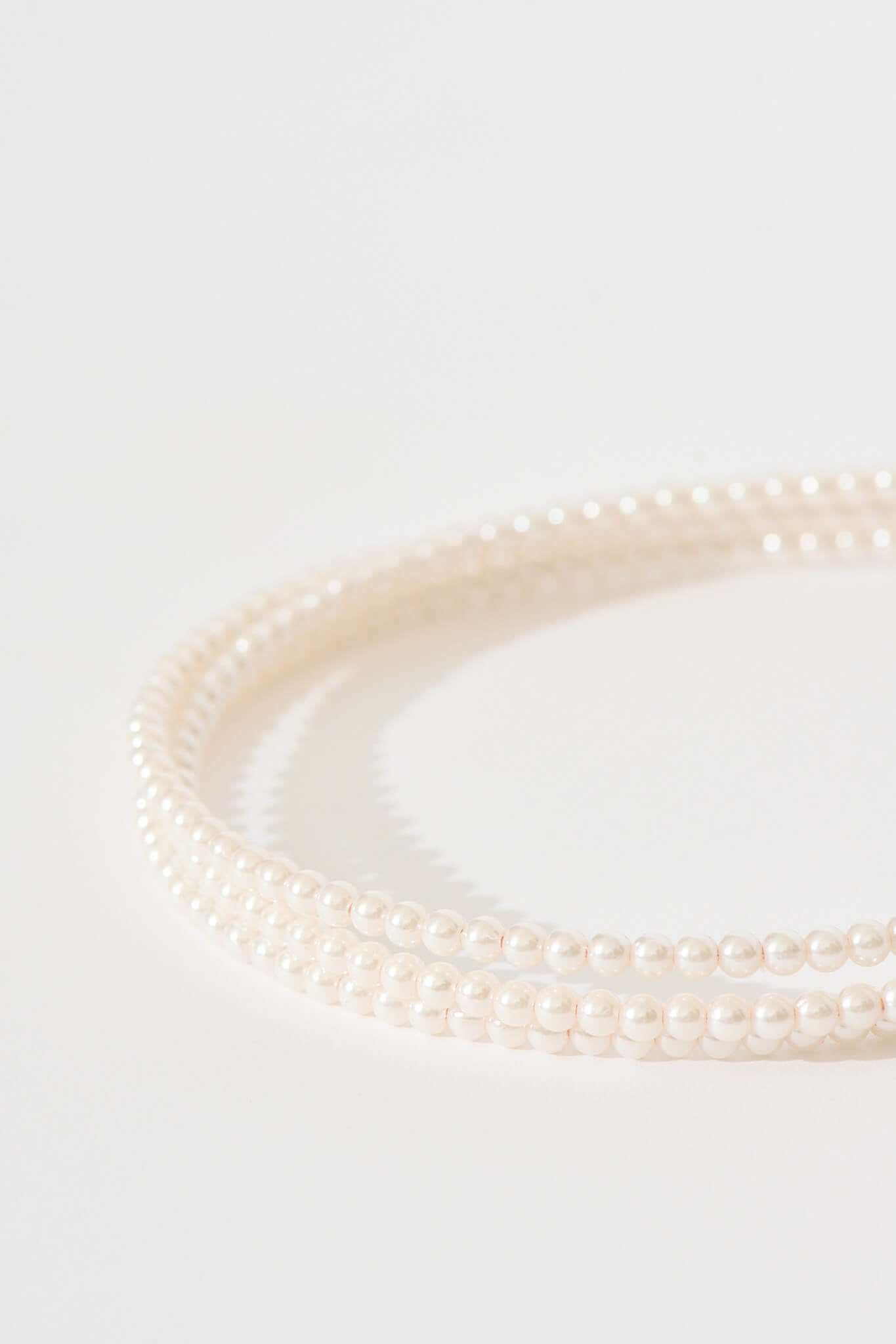 Octavia Three in One Headband in Pearl