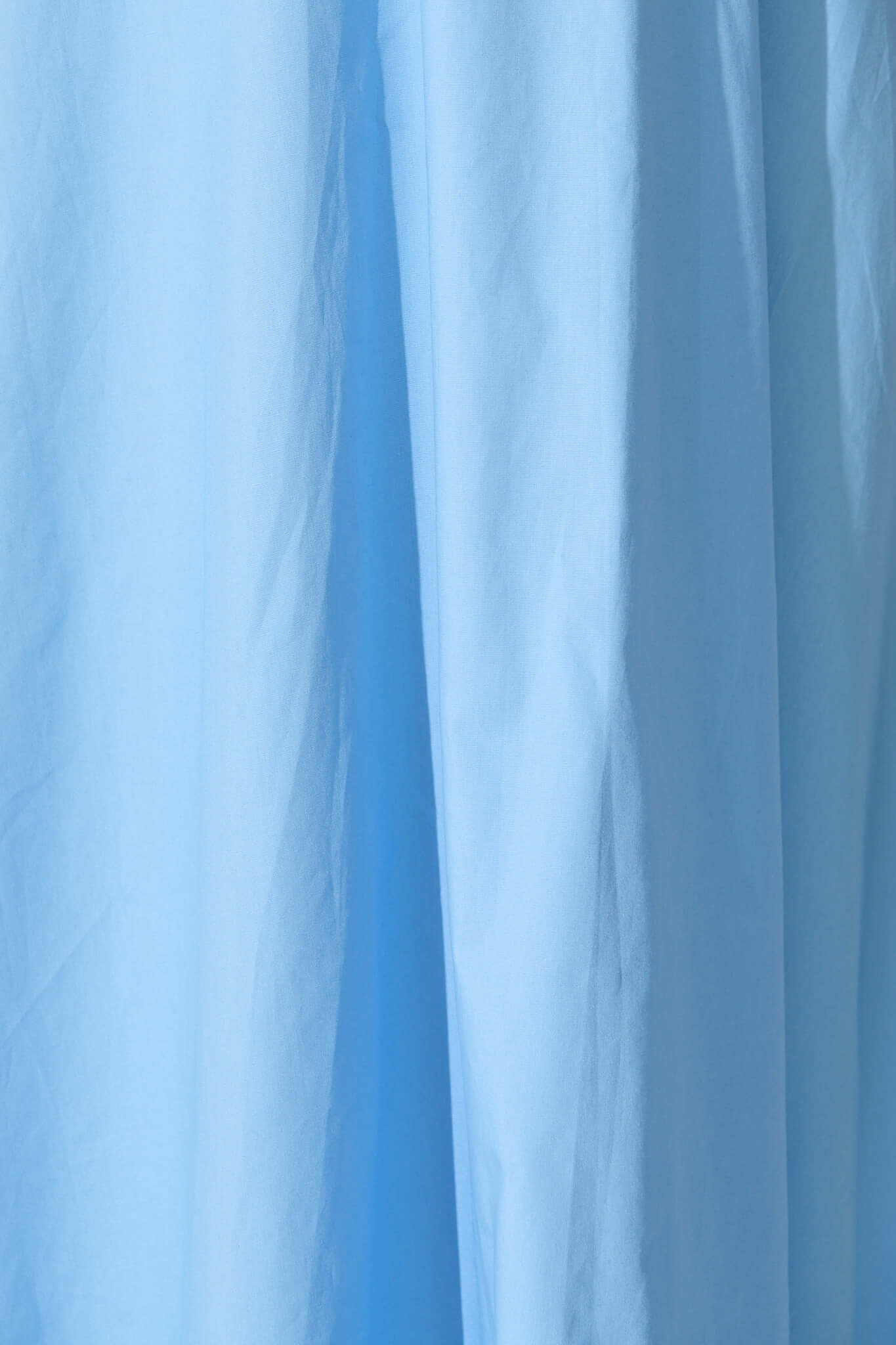 Sunrays Midi Dress in Blue Cotton