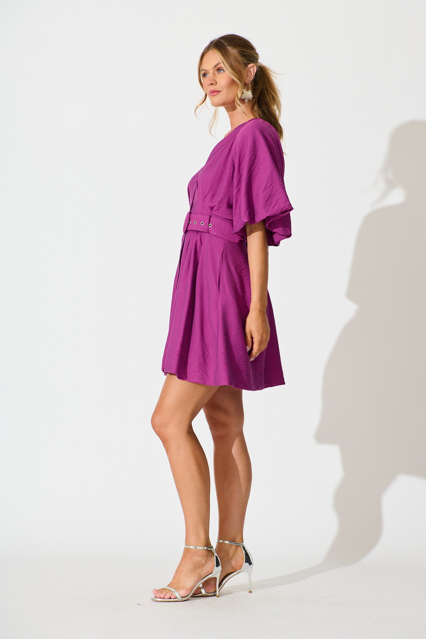 Teagan Dress in Plum
