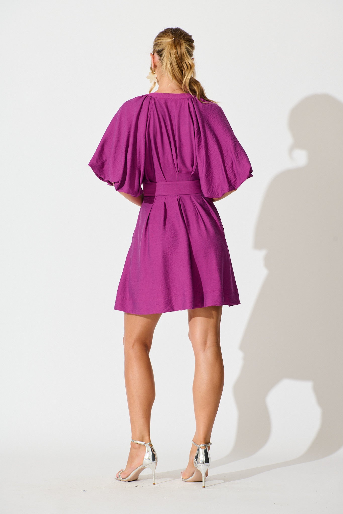 Teagan Dress in Plum