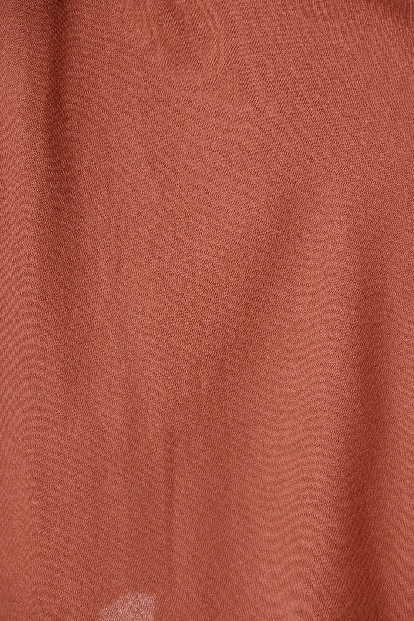 Ciao Bella Maxi Shirt Dress In Rust Linen Blend