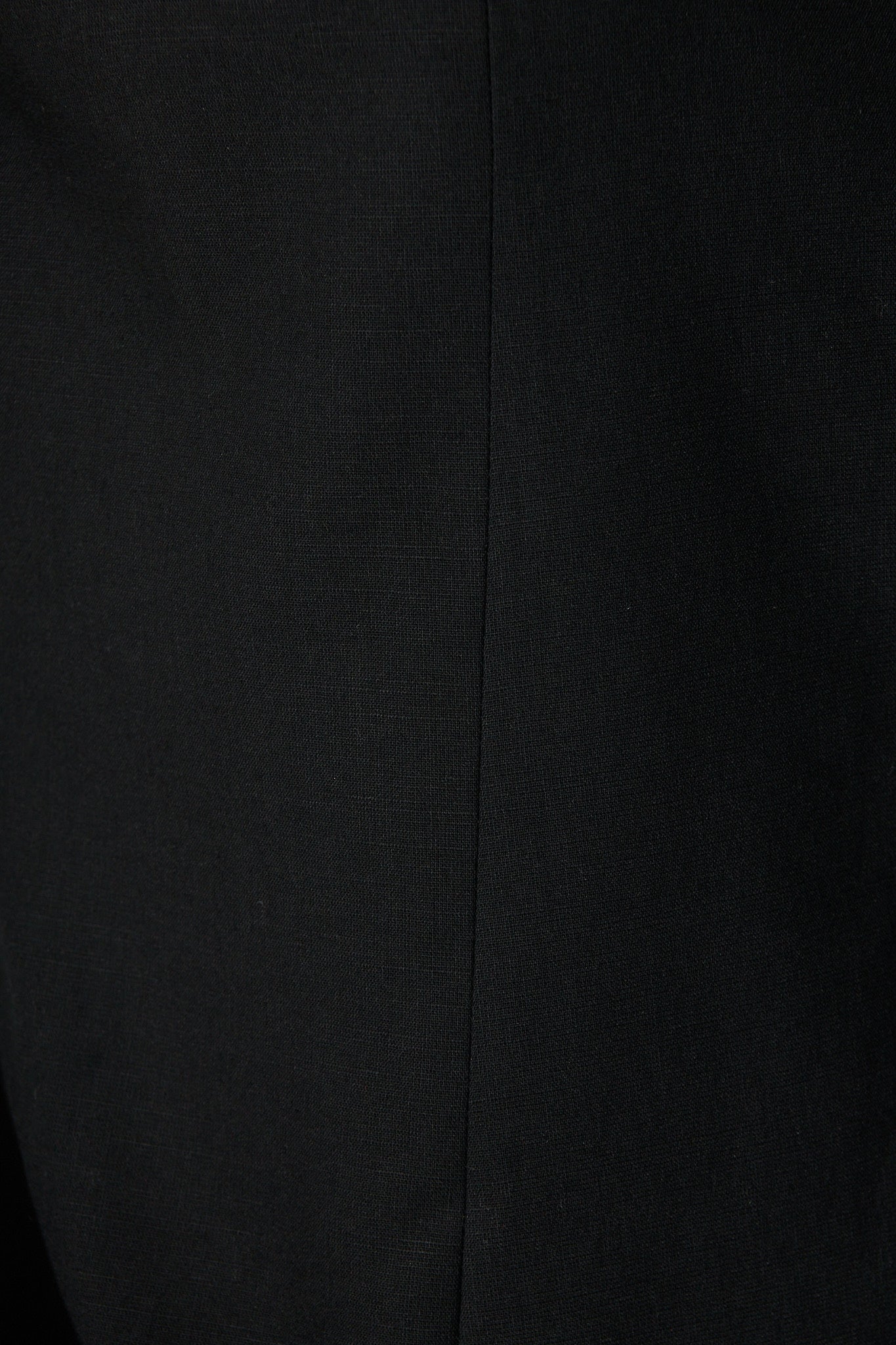 Elira Vest in Black Linen Blend