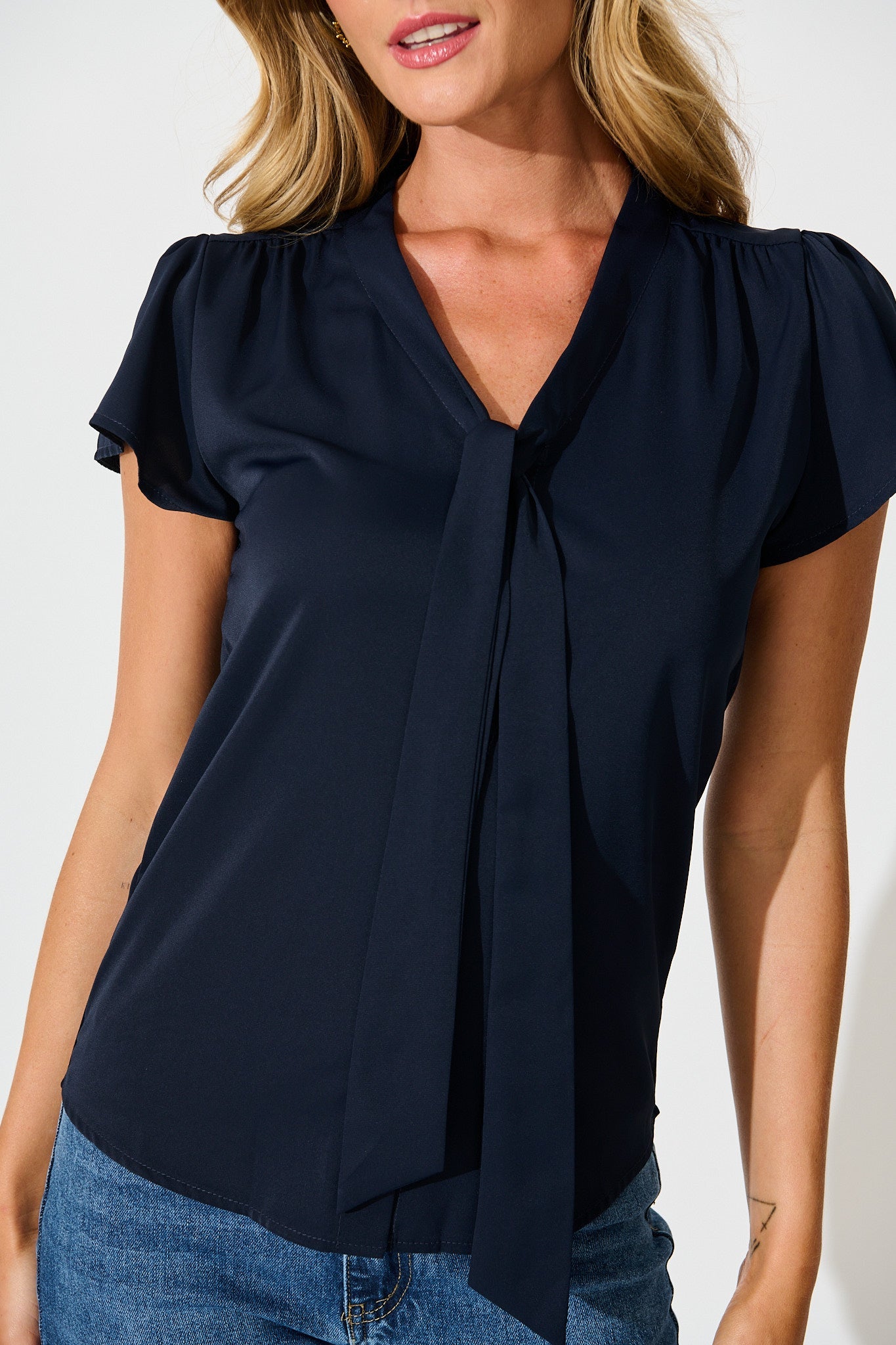 Erin Top in Navy
