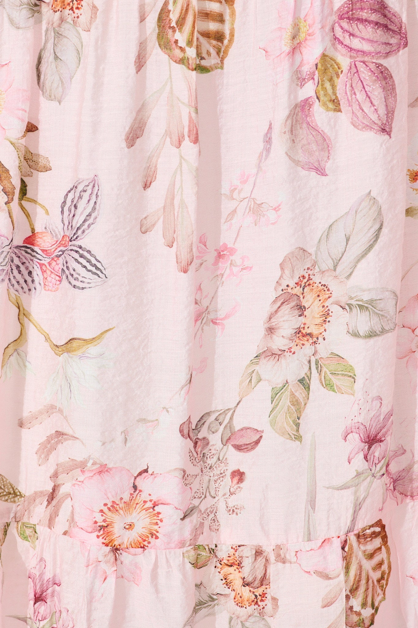 Whisper Maxi Dress in Pink Floral