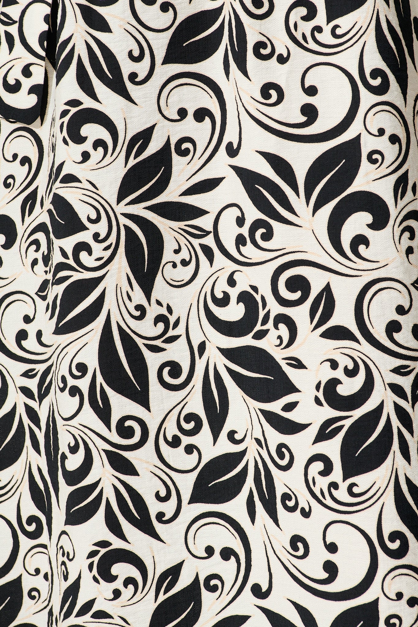 Azariah Maxi Dress in Black and Beige Swirl