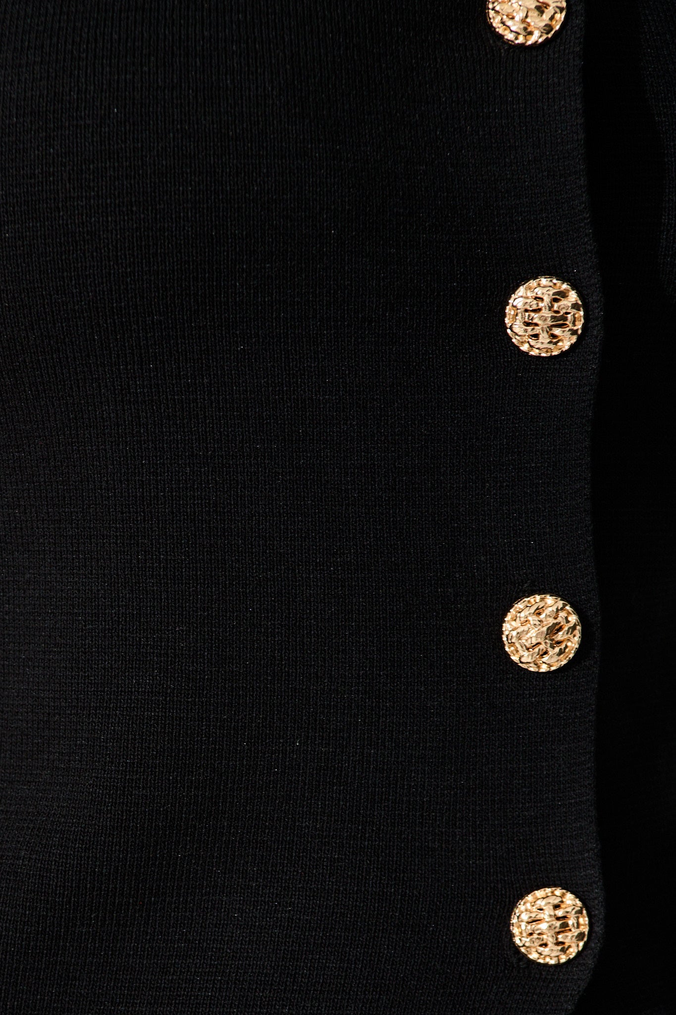 Naomi Knit Vest In Black