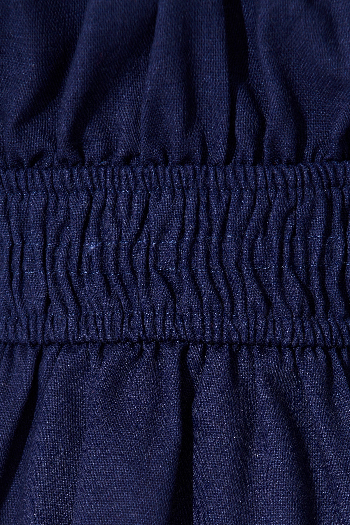 Rosella Top in Navy Linen Blend