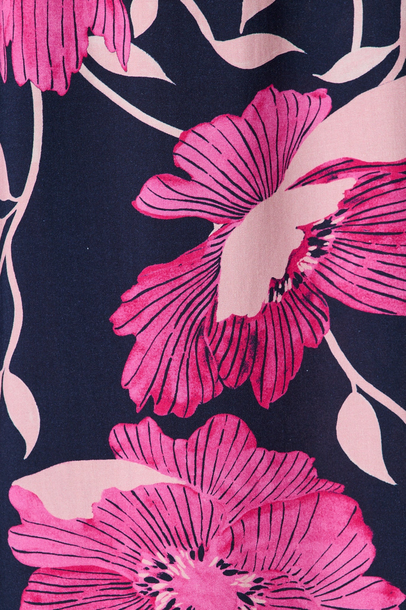 Pretoria Pant In Navy with Pink Floral