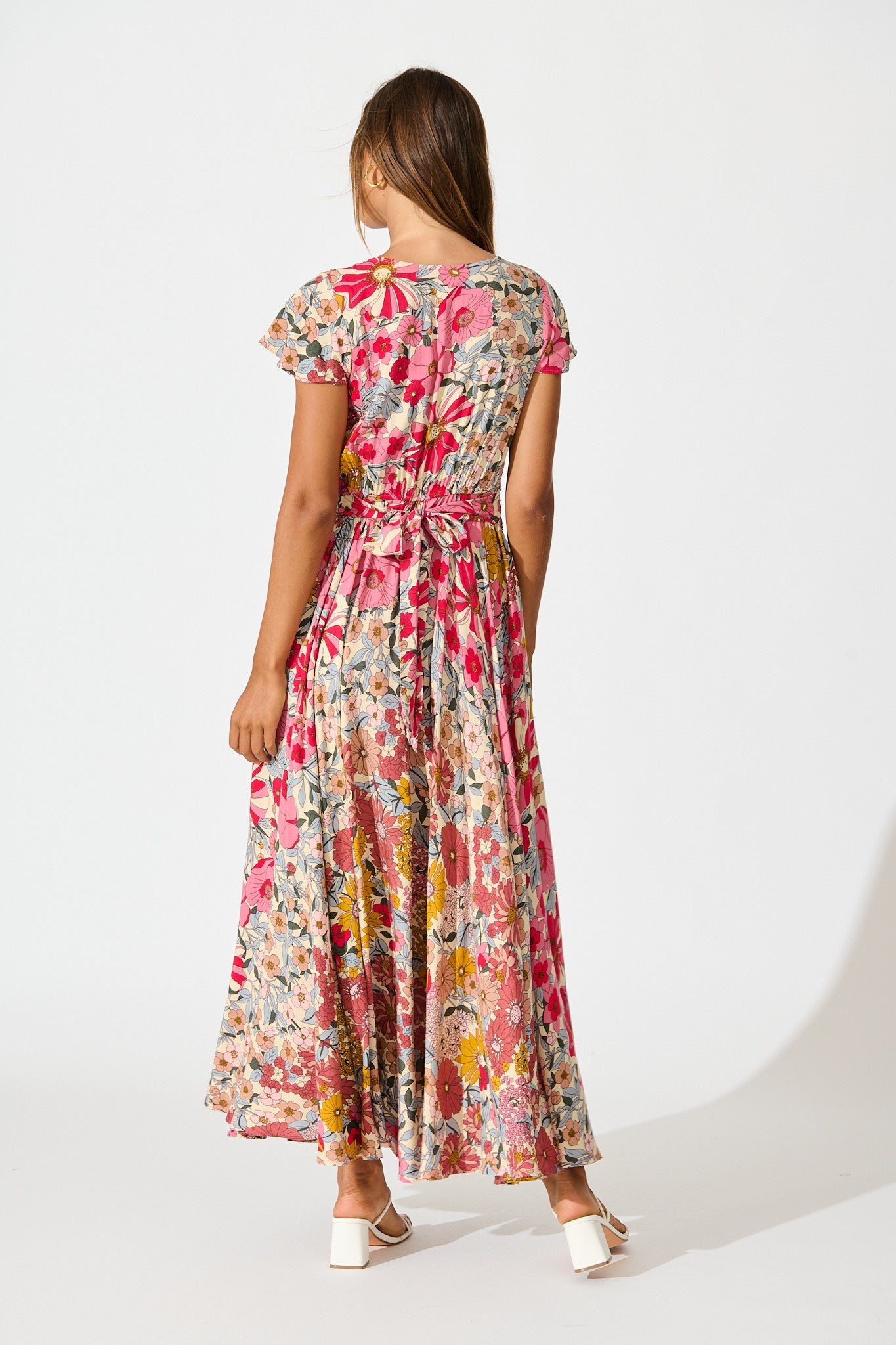 Nerissa Maxi Dress in Multi Floral