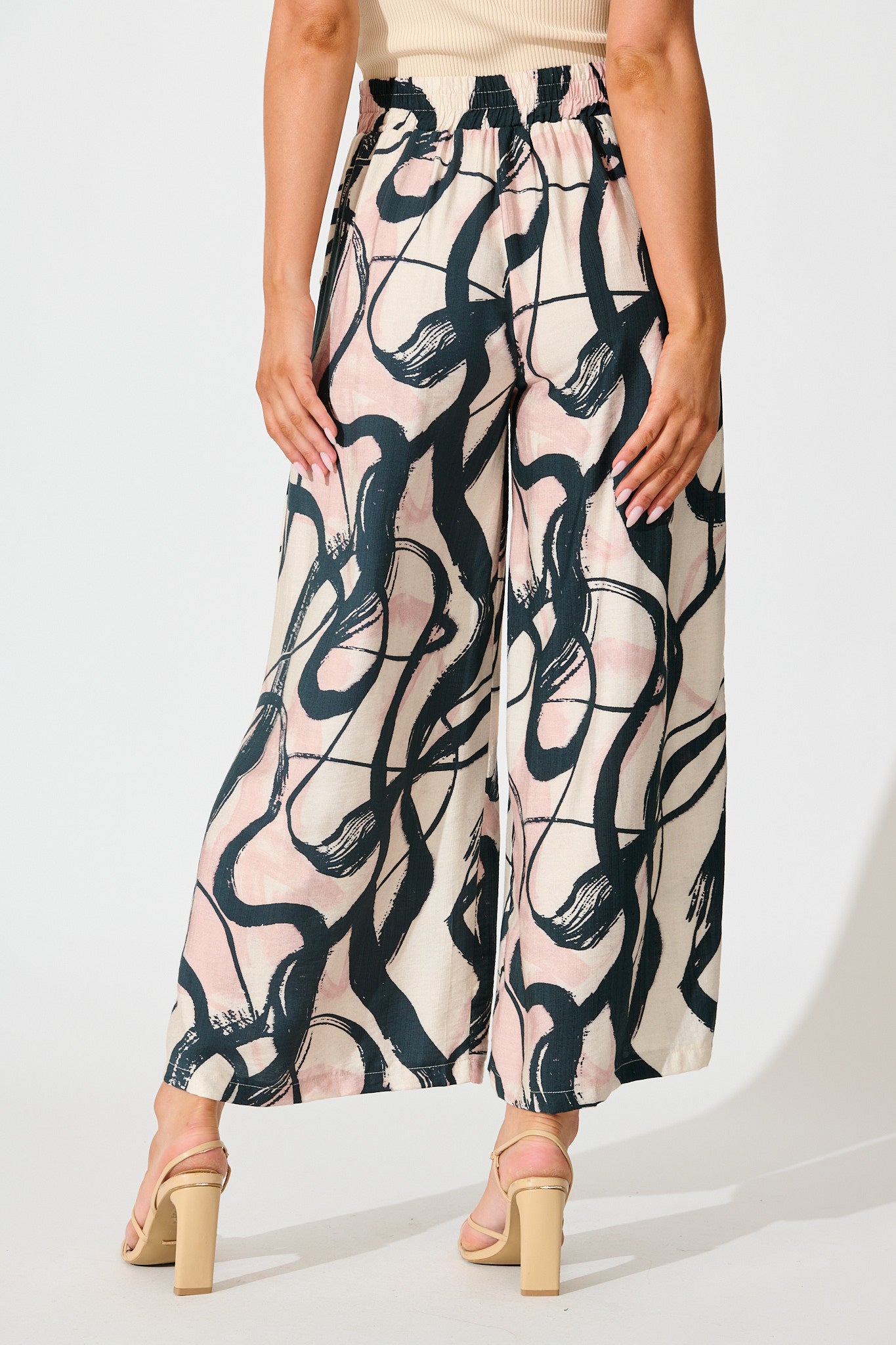 Ellery Pant in Cream Multi Print