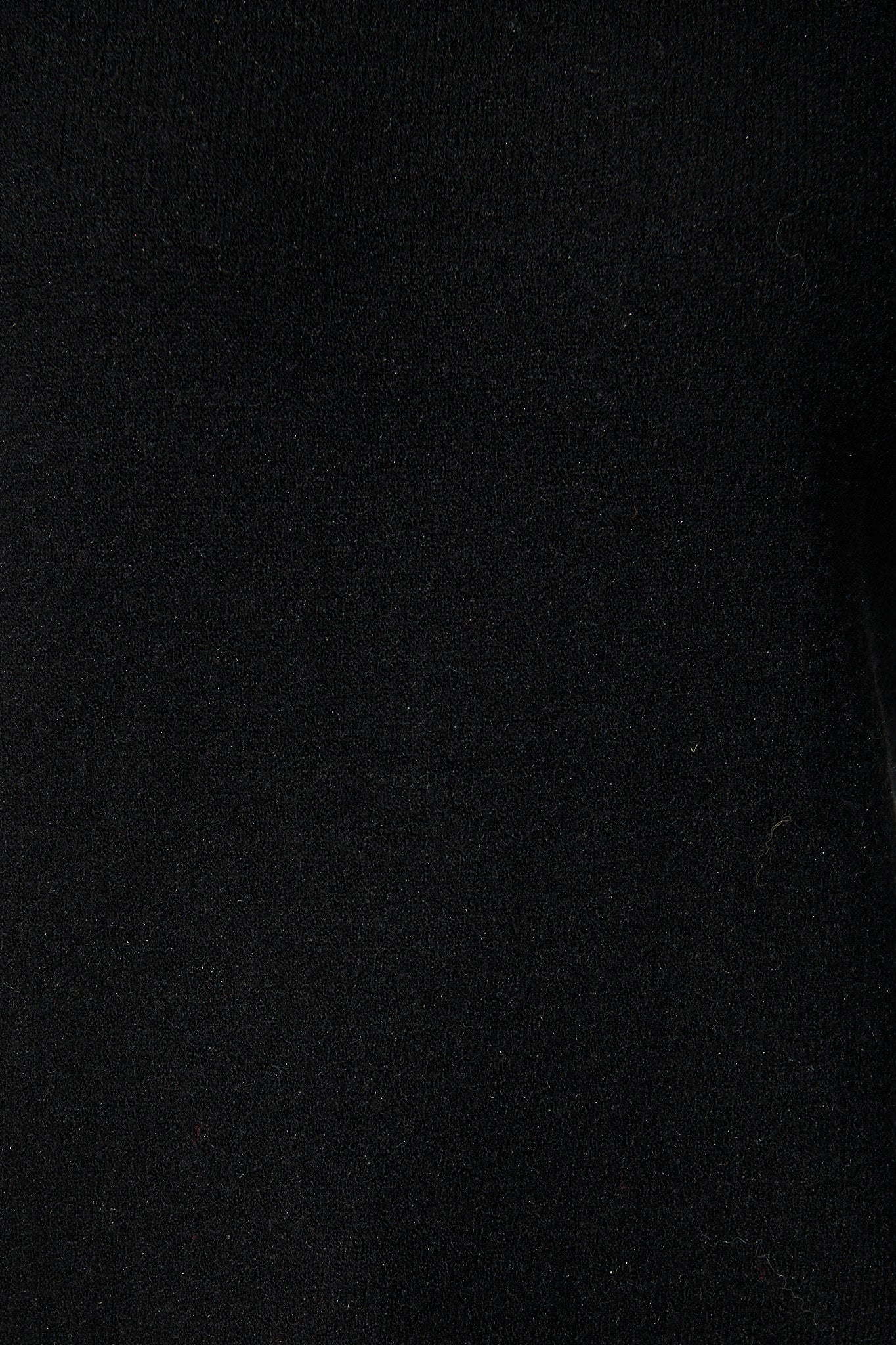 Rochelle Knit In Black Wool Blend