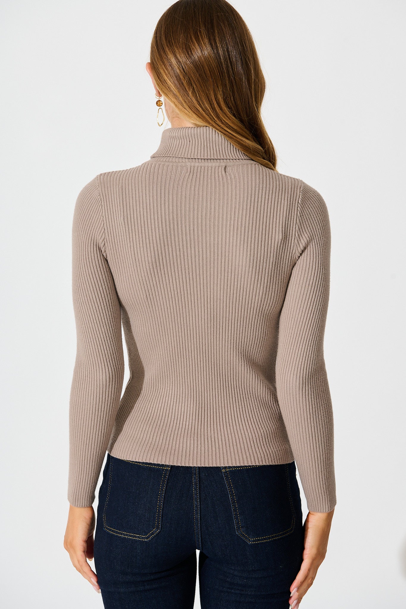 Bernice Knit Top in Taupe