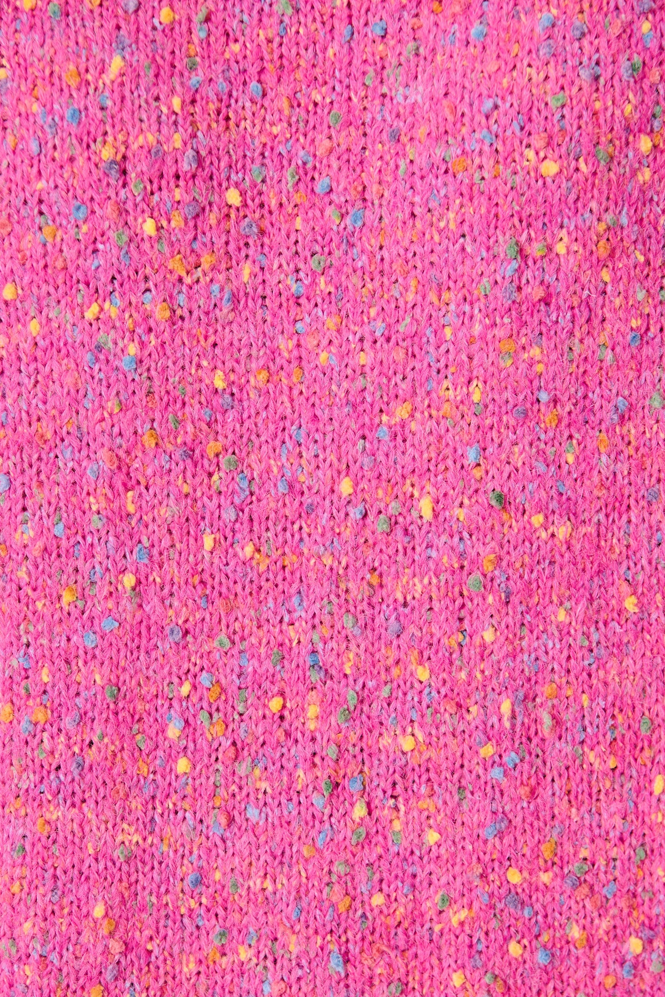 Emilia Knit in Pink Multi Wool Blend