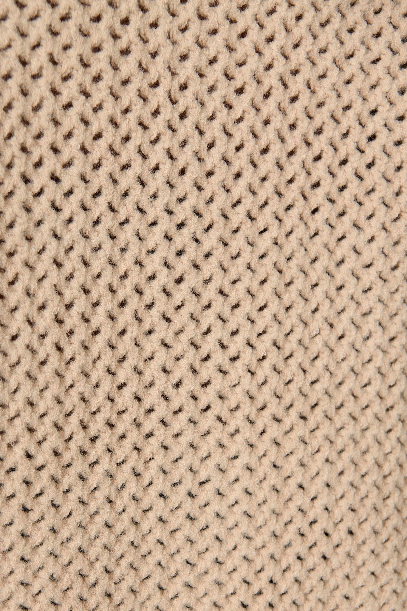 Tala Knit Cardigan in Beige with Gold Buttons Wool Blend