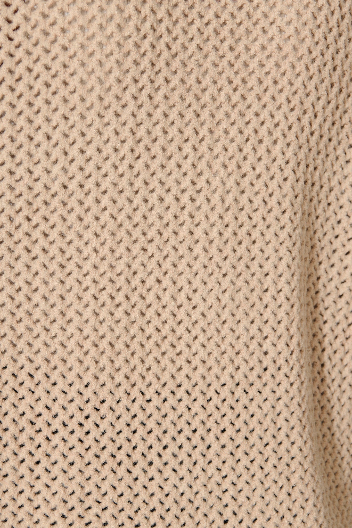 Jodi Knit Cardigan in Beige Wool Blend