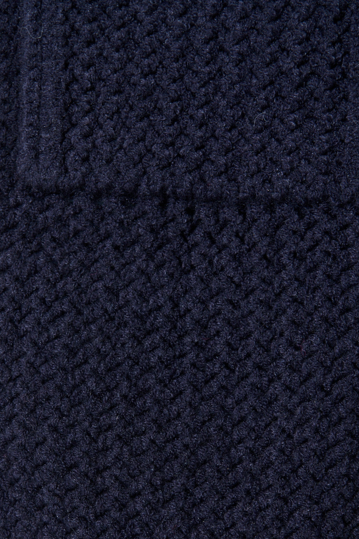 Jodi Knit Cardigan in Navy Wool Blend