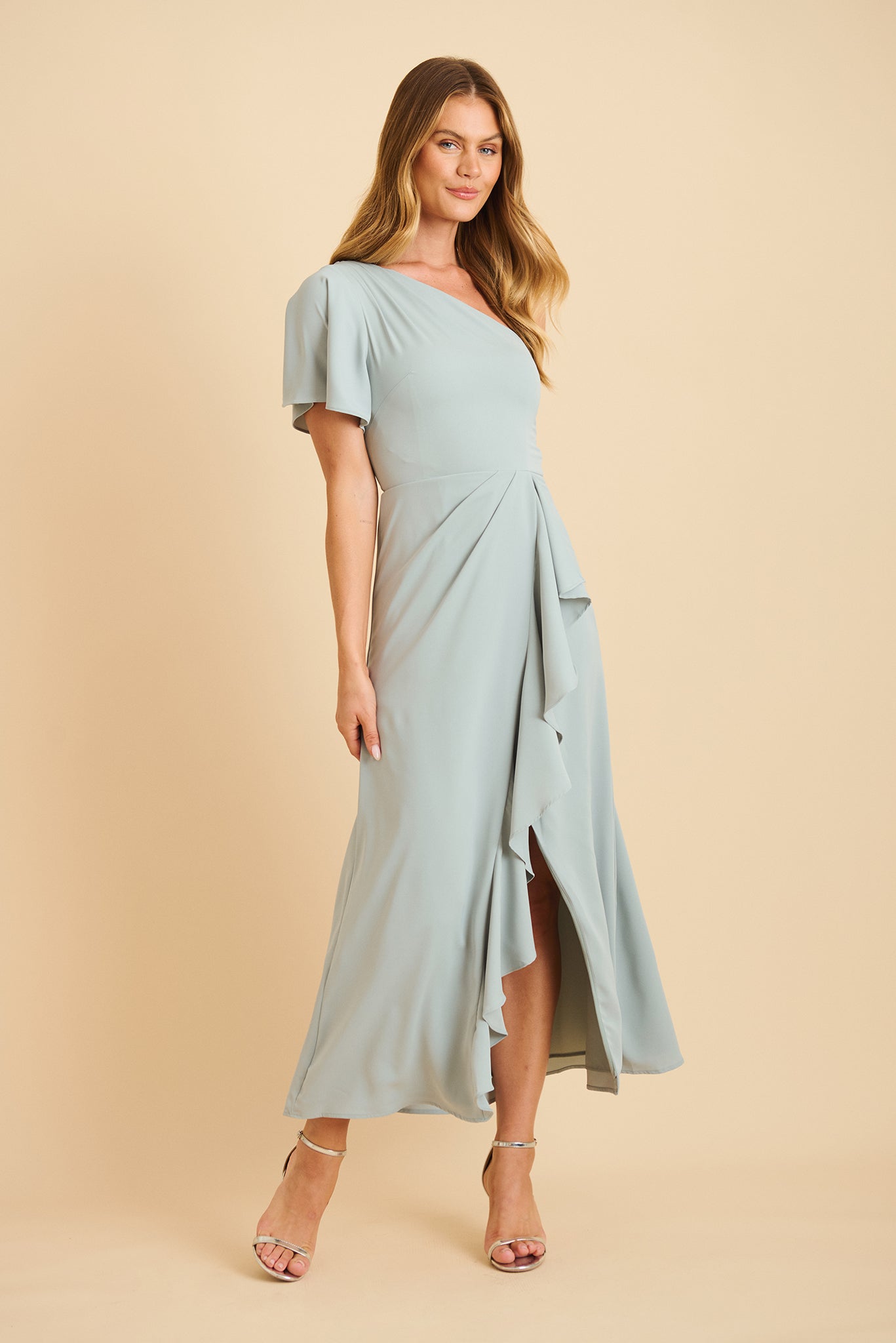 Avian Maxi Dress In Sage Green