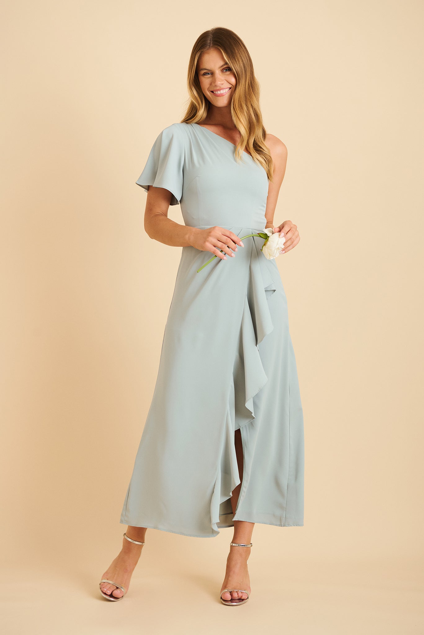 Avian Maxi Dress In Sage Green