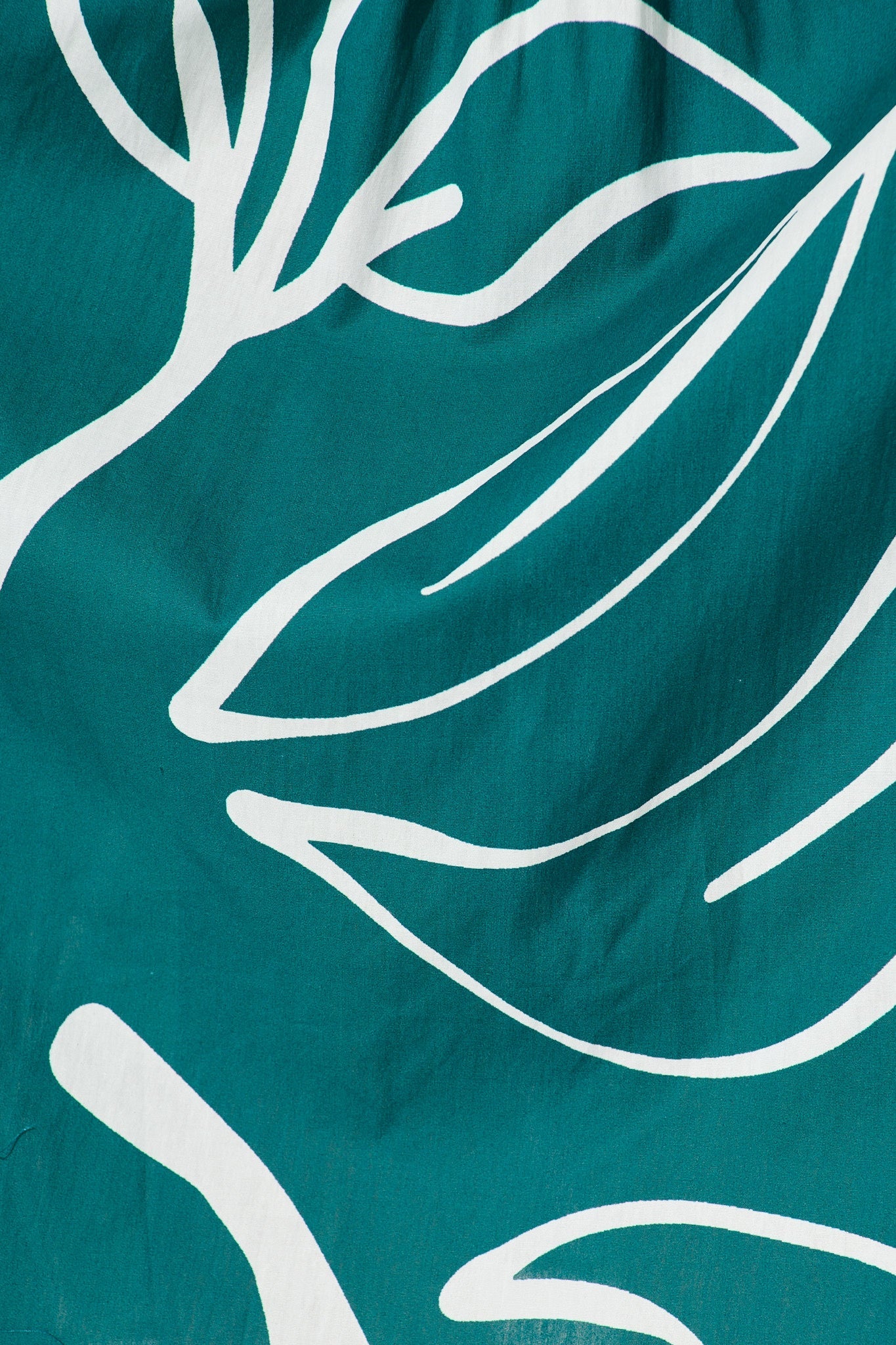 Lexus Midi Shirt Dress in Emerald Cotton