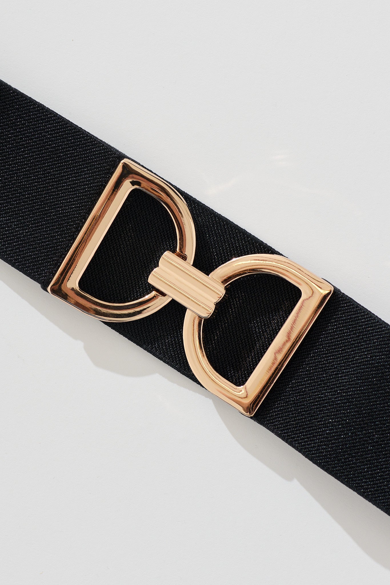 Carrie Belt in Black Stretch