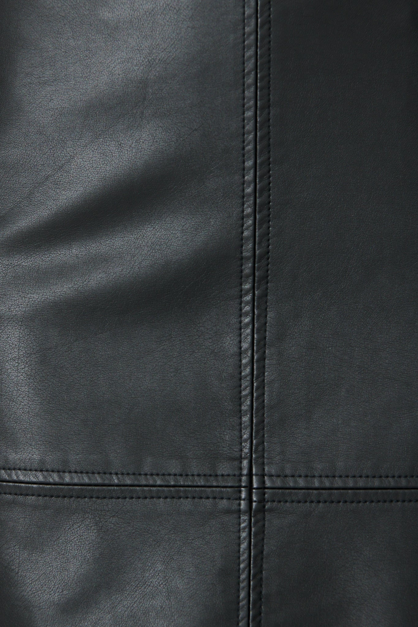 Carla Leatherette Skirt in Black