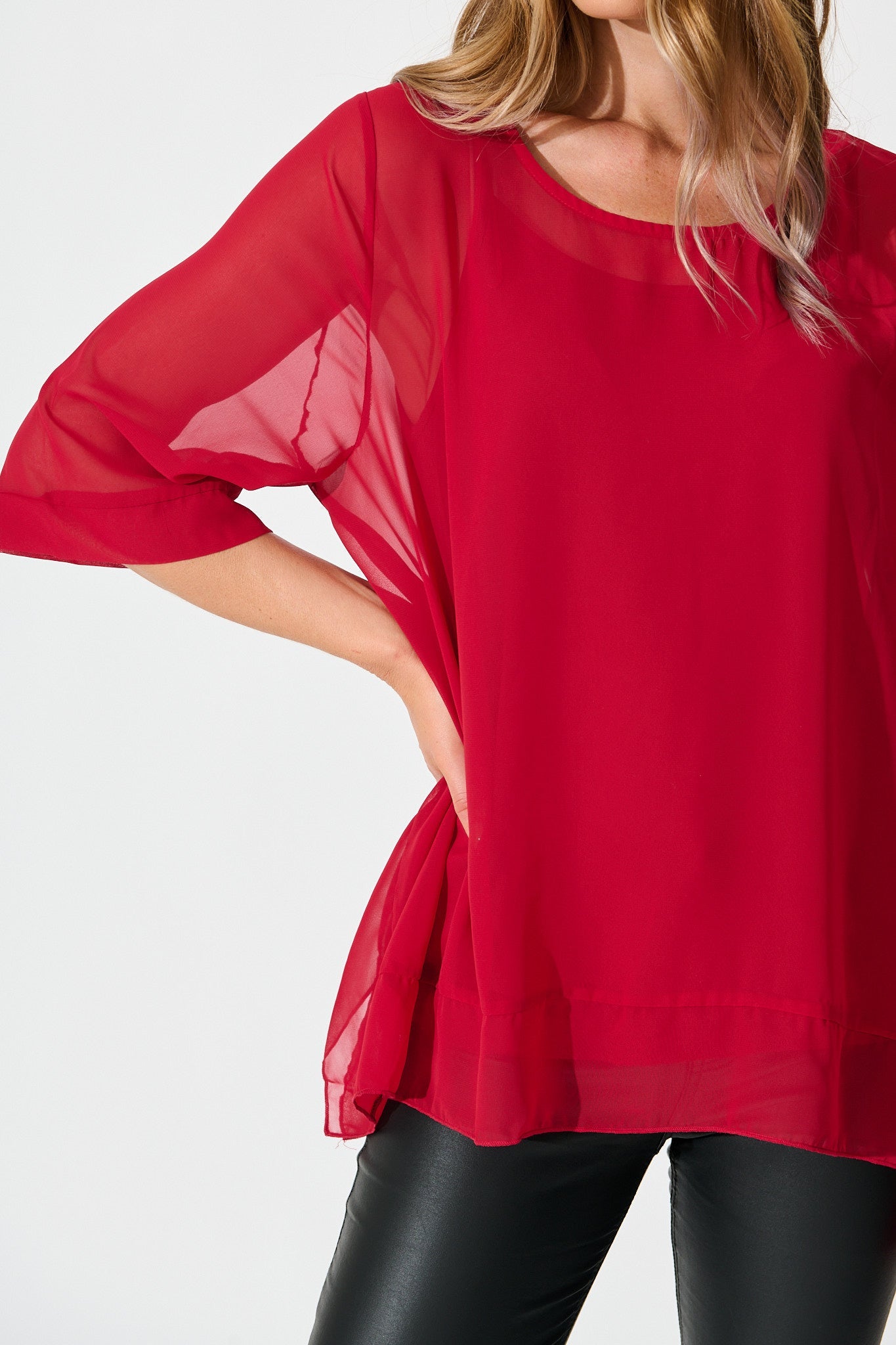 Good Decisions Top in Red