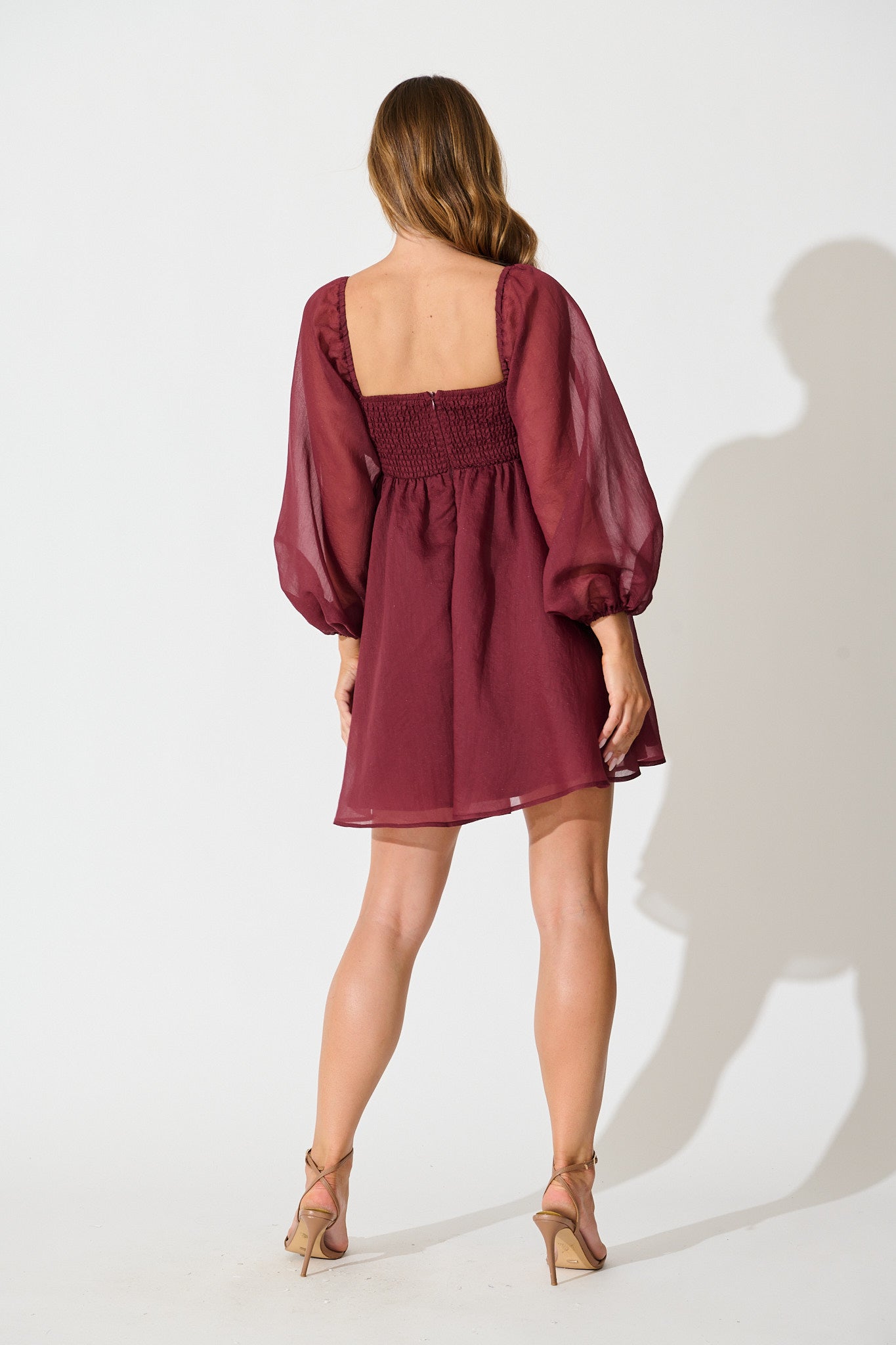 Seduction Dress in Wine