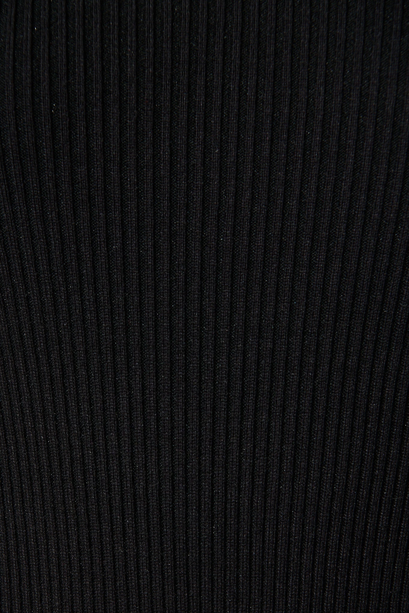 High Drama Knit Bodysuit in Black