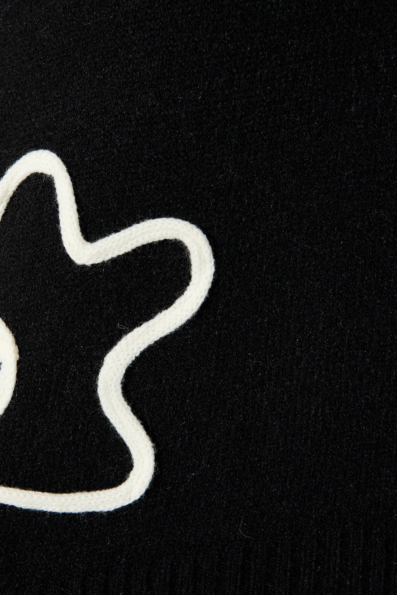 Endless wishes Knit in Black Wool Blend