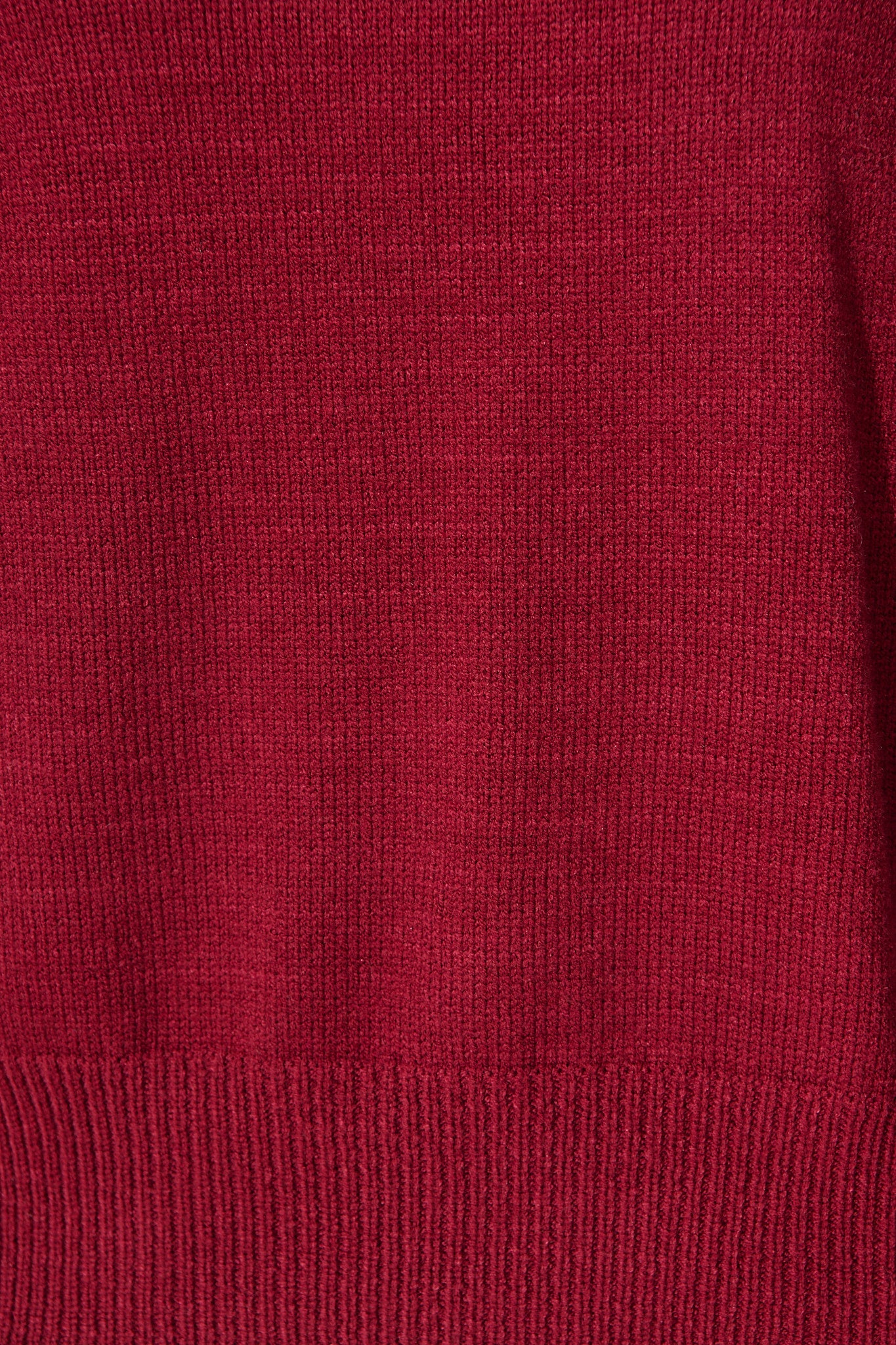 Love language Knit in Wine Wool Blend