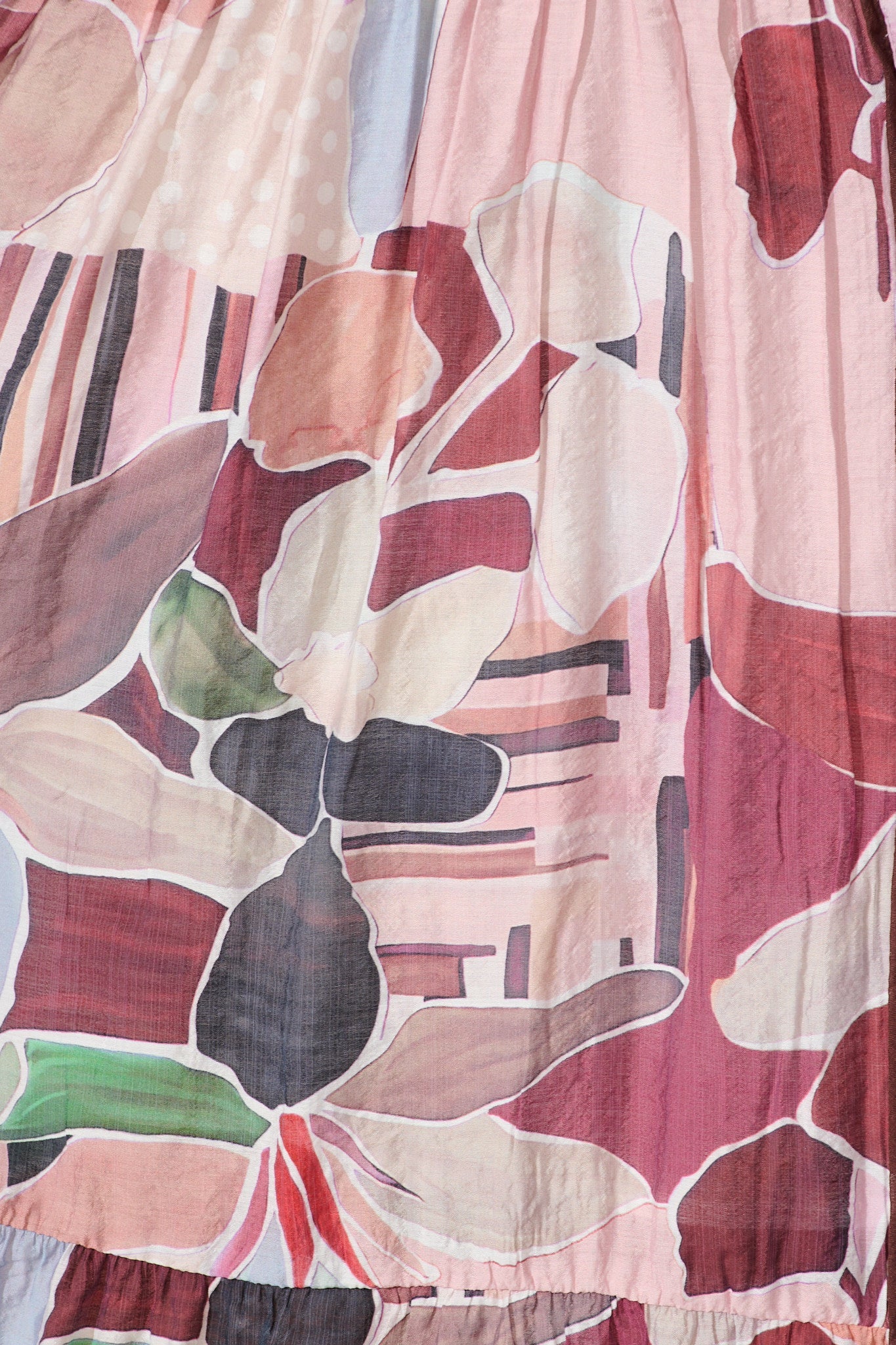 Naylor Maxi Shirt Dress in Multi Brown Print