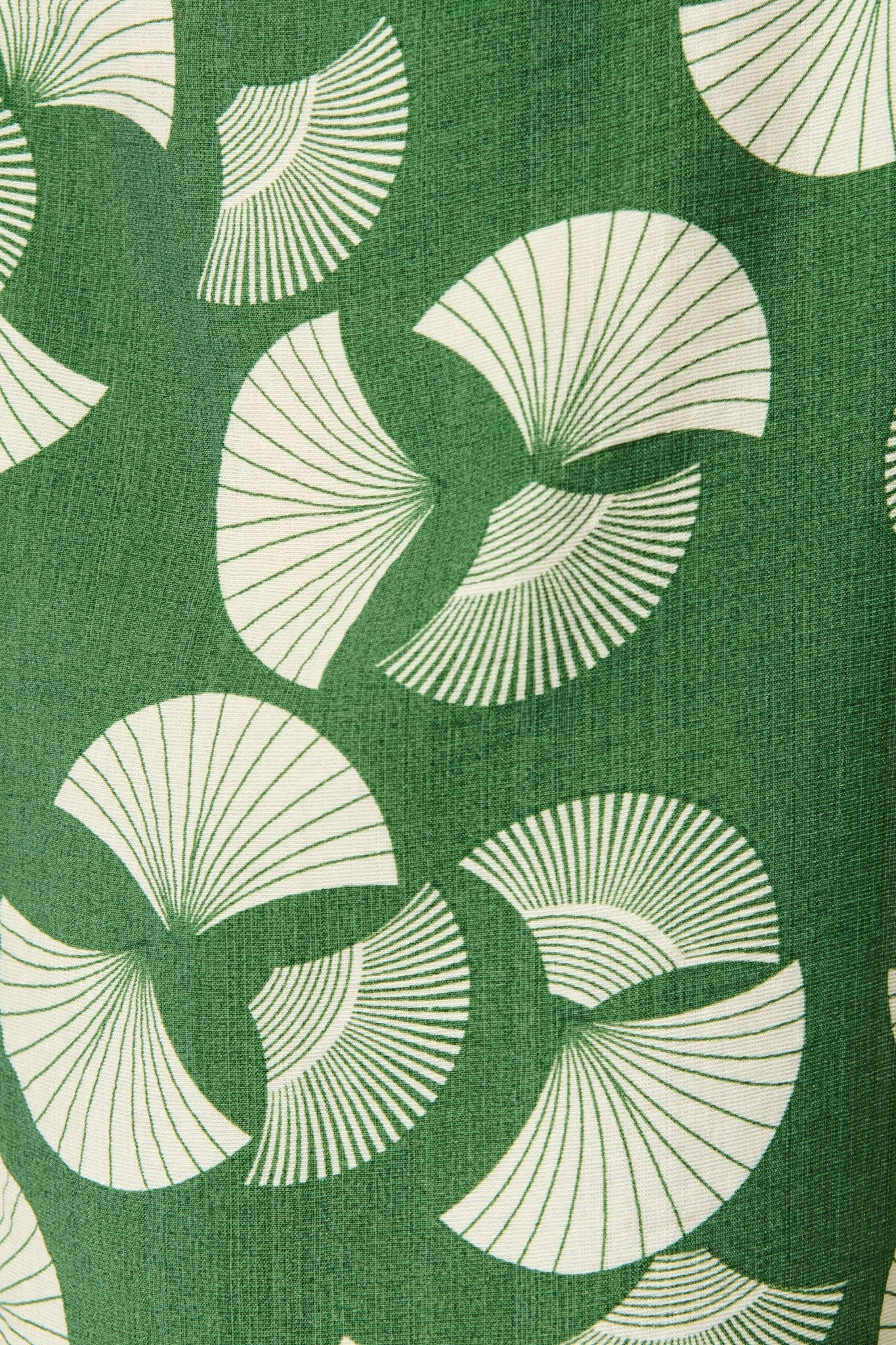 Dante Pant in Green with White Print